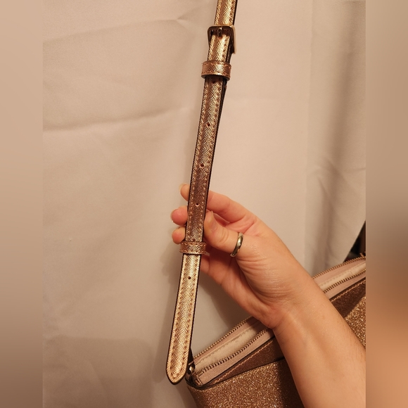 Kate Spade Gold glitter Crossbody - Picture 5 of 9